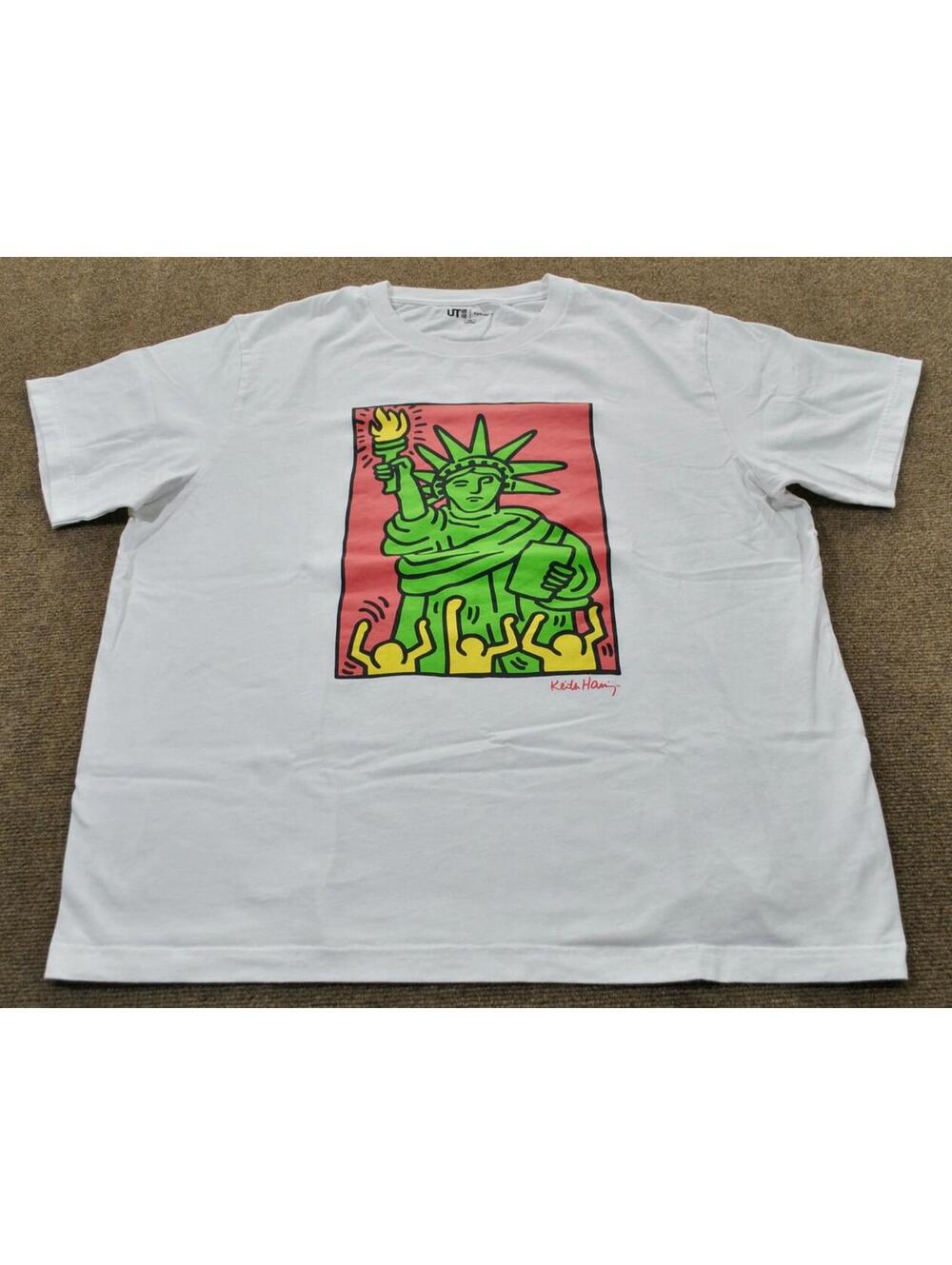 Keith Haring New York Art Artist Casual Mens UT Shirt White 2X-Large